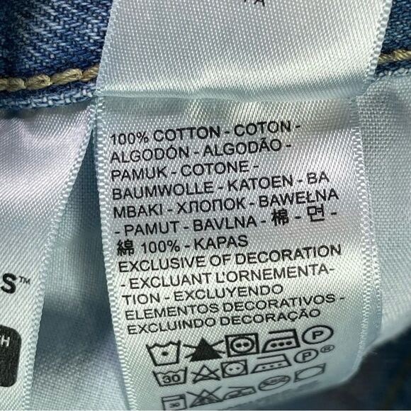 Levi's 94's Baggy Jeans Women’s 25 Blue Straight Leg High Rise Light Denim - Picture 8 of 14